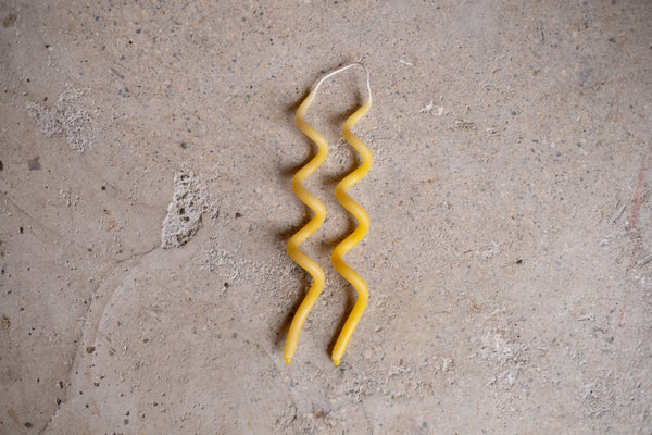 Vibrant Gold Curlies, Pair