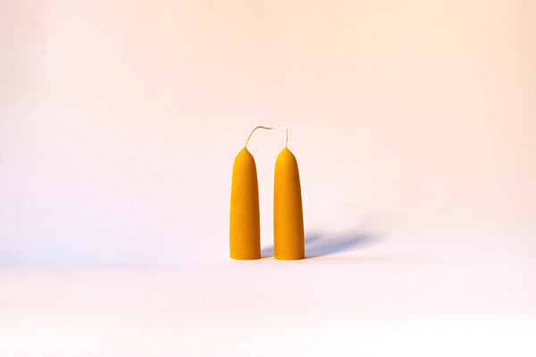 Small Wide Taper, Vibrant Gold