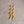 Vibrant Gold Curlies, Pair