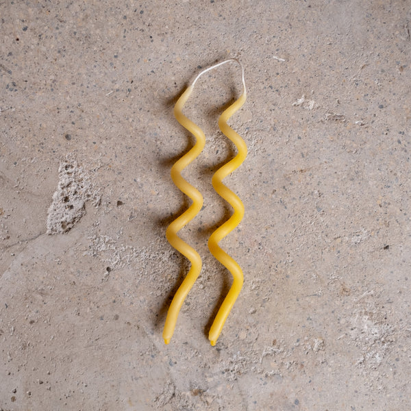 Vibrant Gold Curlies, Pair