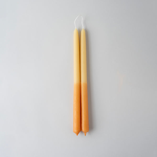 Half-dipped Peach Taper Pair, Tall